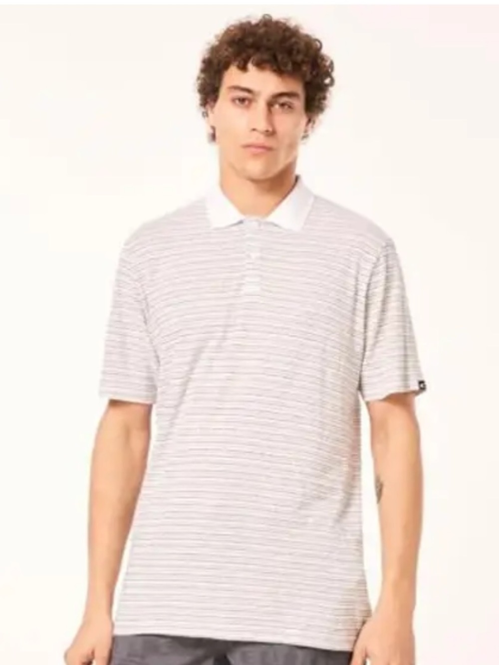NWT Oakley Men's Debris Striped Golf Polo Shirt Size M
